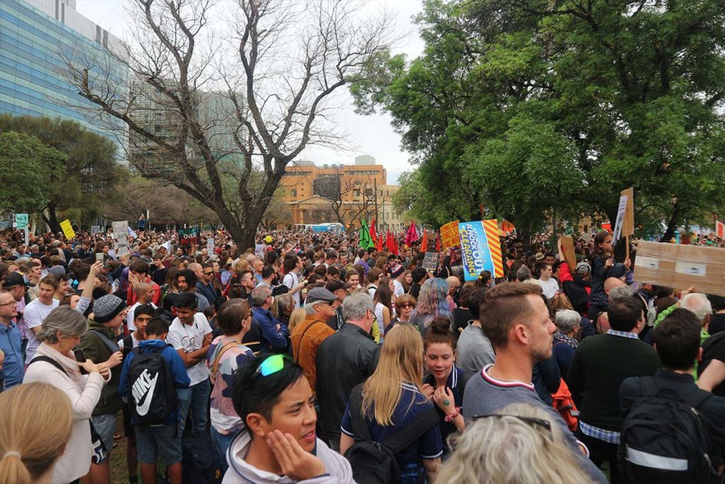 Adelaide School Strike 4 Climate - Victoria Square - SA Parliament - 20 September 2019 - South Australia Extinction Rebellion - Conjour World - 10