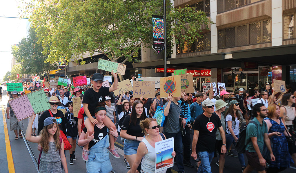 Climate Change Rally Adelaide 2019 - School Strike For Climate - Stop Adani