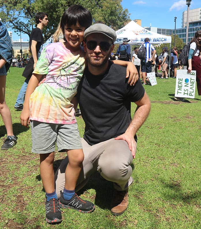 Joel Howland - Conjour Founder - Climate Change Rally Adelaide 2019 - School Strike For Climate - Stop Adani