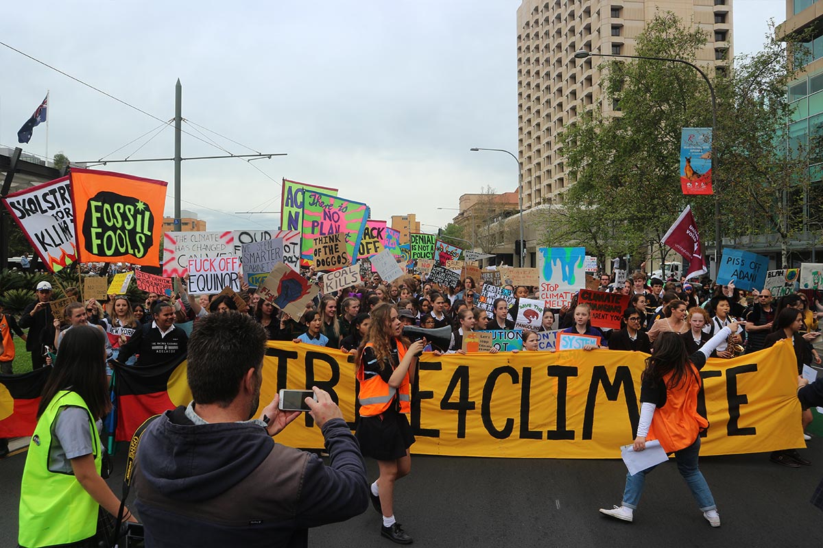 Adelaide School Strike 4 Climate - Victoria Square - SA Parliament - 20 September 2019 - South Australia Extinction Rebellion - Conjour World - 10